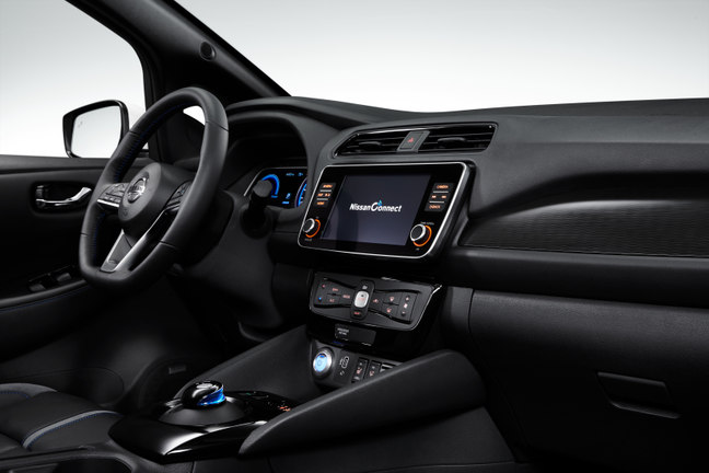 Nissan Leaf indenvendigt